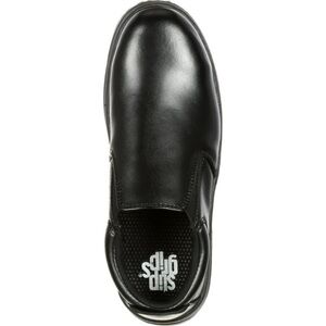 SlipGrips Steel Toe Slip-Resistant Slip-On Work Shoe SG7437 Black Size 12MW